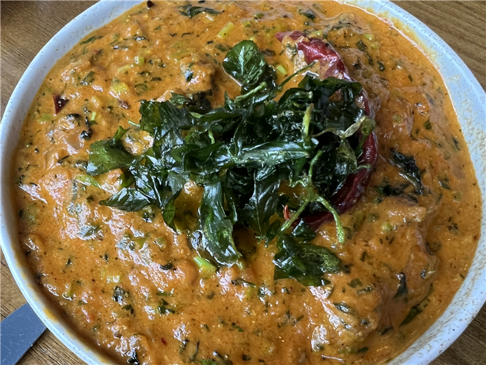 methi chicken using Arnaus Tauzin chicken